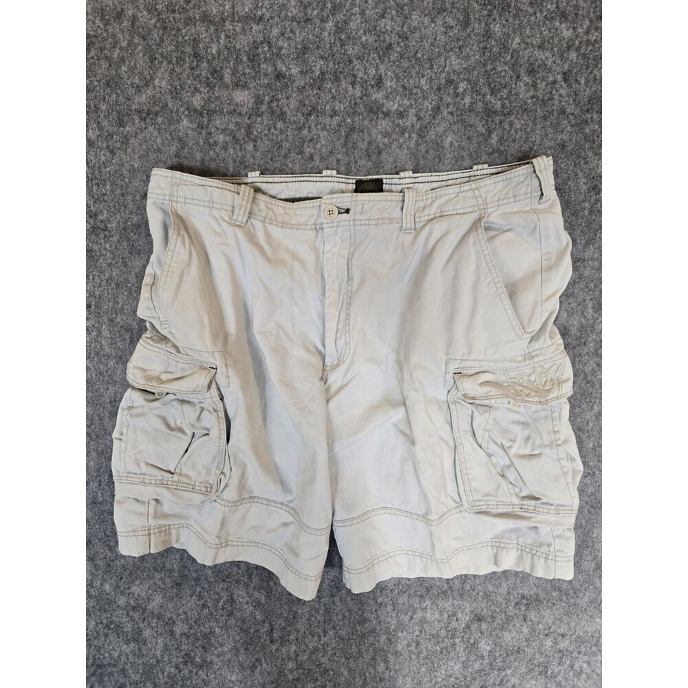 Timberland Mens Cargo Shorts Size 40 Gray Cotton Casual Outdoor Utility Y2k 90s
